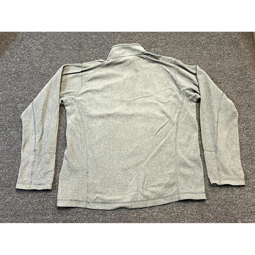 The North Face Sweatshirt Mens Medium Gray Fleece Performance 1/4 Zip Pullover